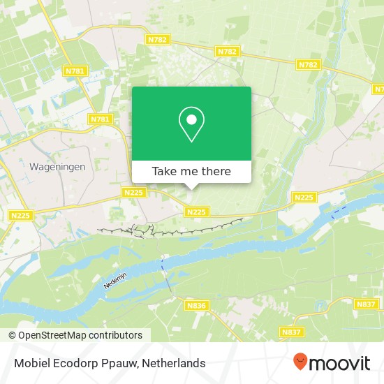 Mobiel Ecodorp Ppauw kaart