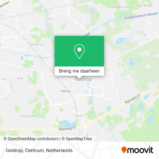 Geldrop, Centrum kaart