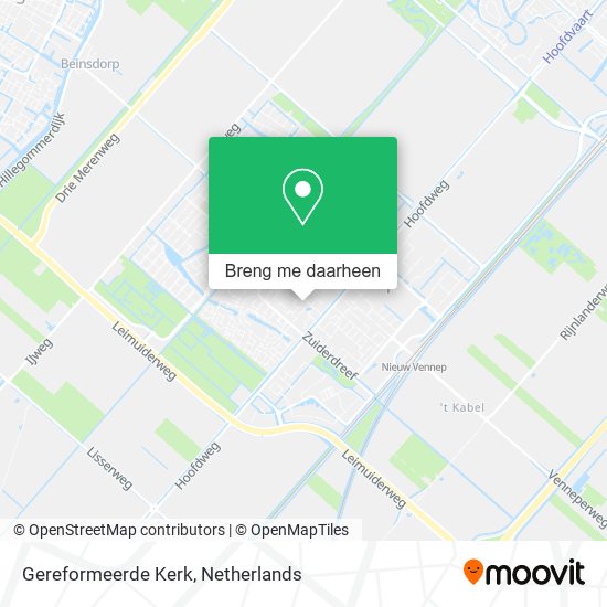 Gereformeerde Kerk kaart