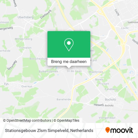 Stationsgebouw Zlsm Simpelveld kaart