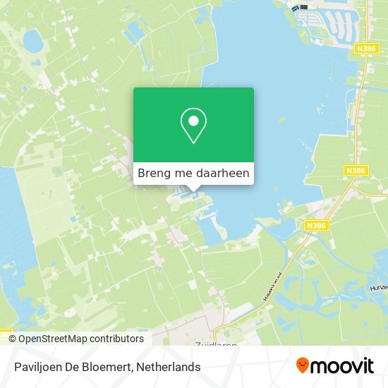 Paviljoen De Bloemert kaart