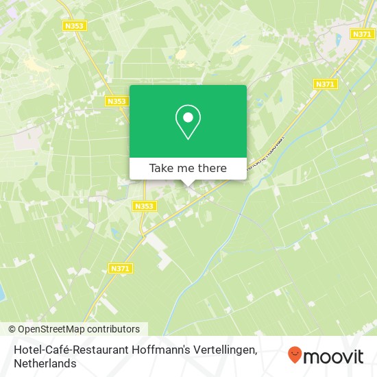 Hotel-Café-Restaurant Hoffmann's Vertellingen kaart