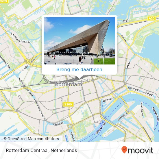 Rotterdam Centraal kaart