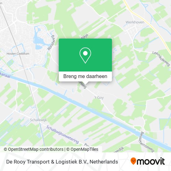 De Rooy Transport & Logistiek B.V. kaart