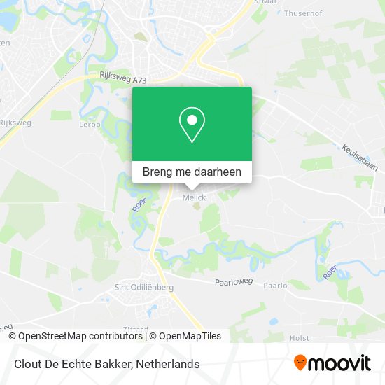 Clout De Echte Bakker kaart