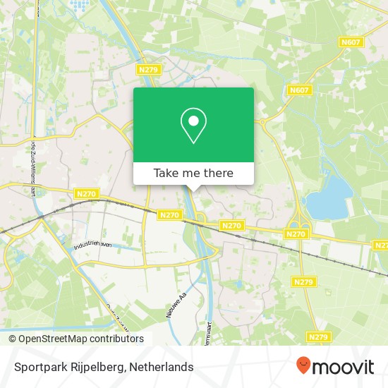 Sportpark Rijpelberg kaart