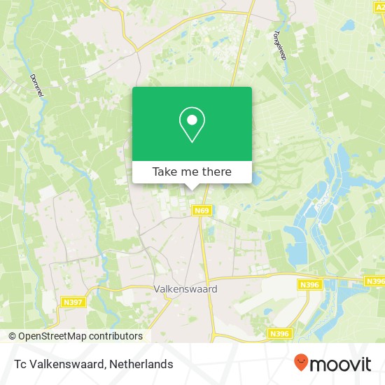 Tc Valkenswaard kaart