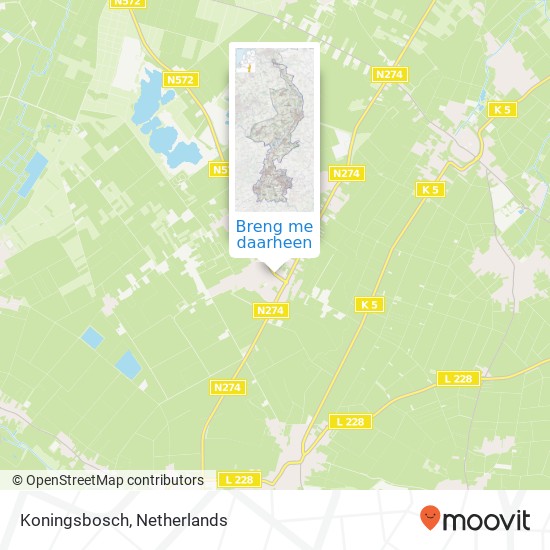 Koningsbosch kaart