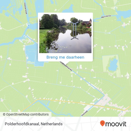 Polderhoofdkanaal kaart