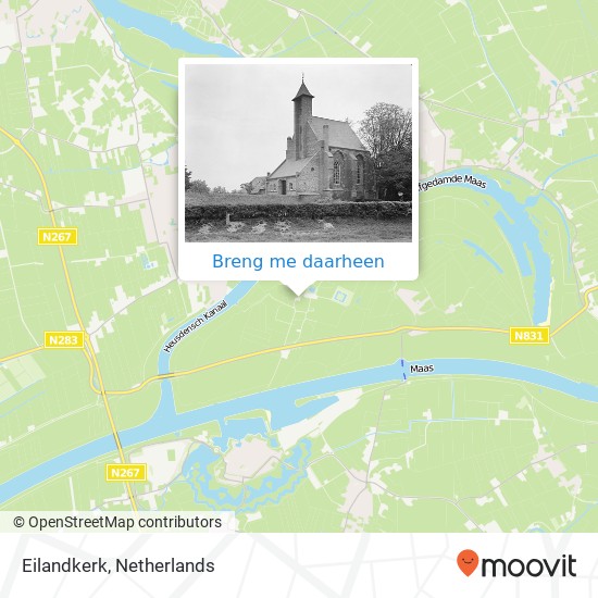 Eilandkerk kaart