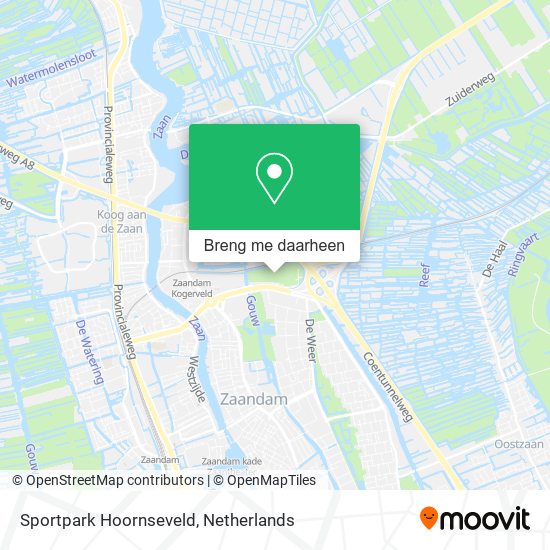 Sportpark Hoornseveld kaart