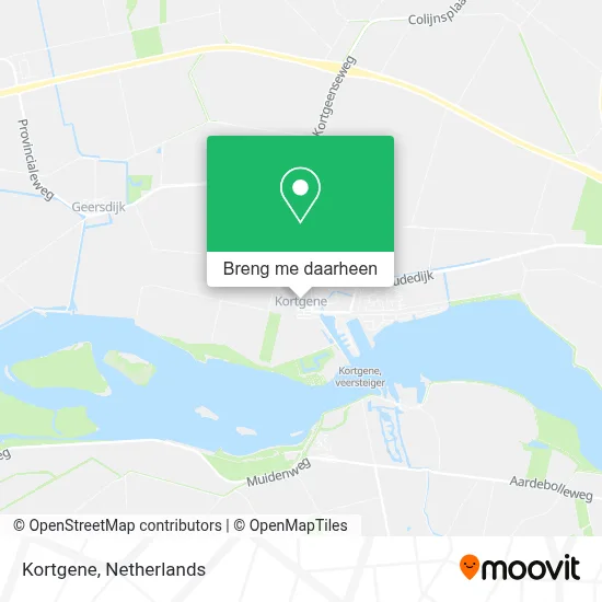 Kortgene kaart