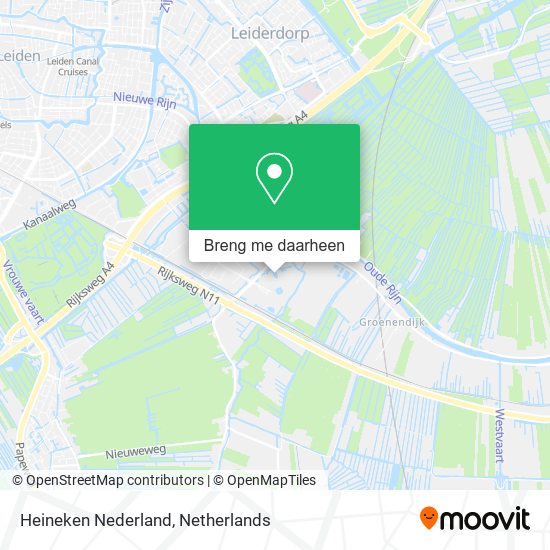 Heineken Nederland kaart