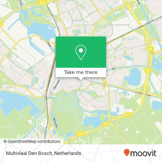 Multivlaai Den Bosch kaart