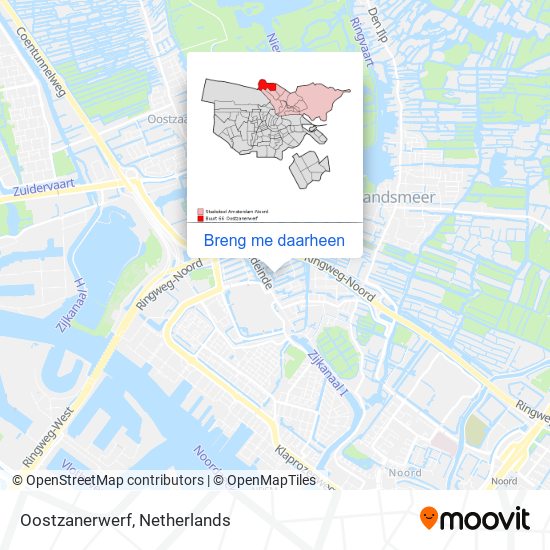 Oostzanerwerf kaart