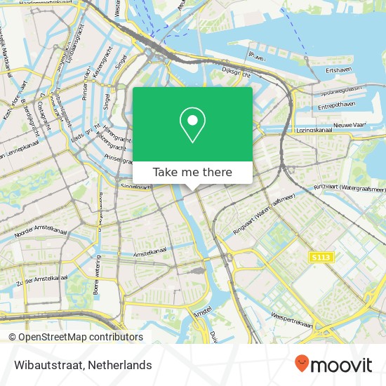 Wibautstraat kaart