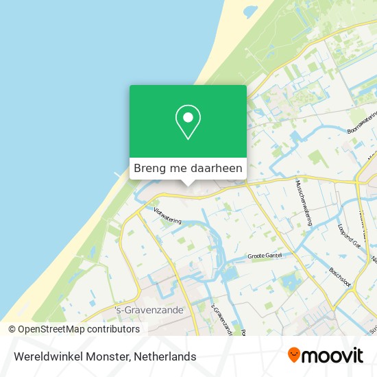 Wereldwinkel Monster kaart