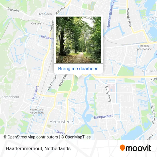 Haarlemmerhout kaart
