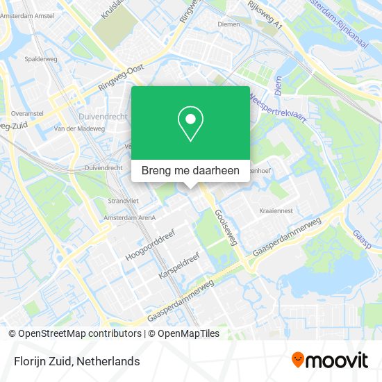 Florijn Zuid kaart