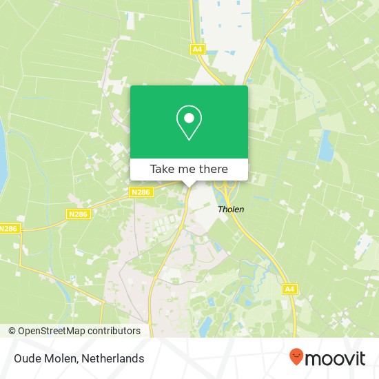 Oude Molen kaart