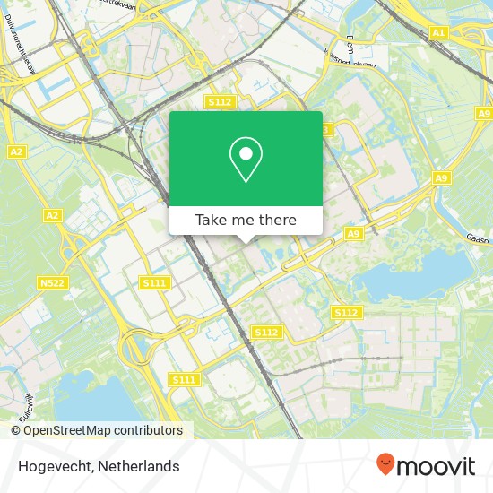 Hogevecht kaart