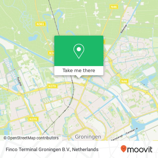 Finco Terminal Groningen B.V. kaart