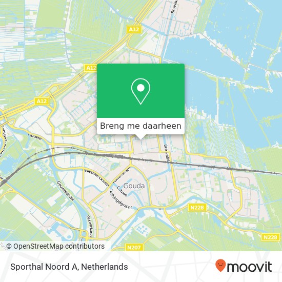Sporthal Noord A kaart