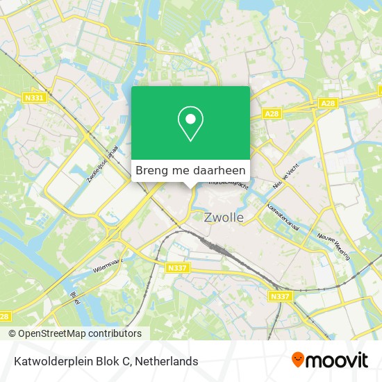 Katwolderplein Blok C kaart