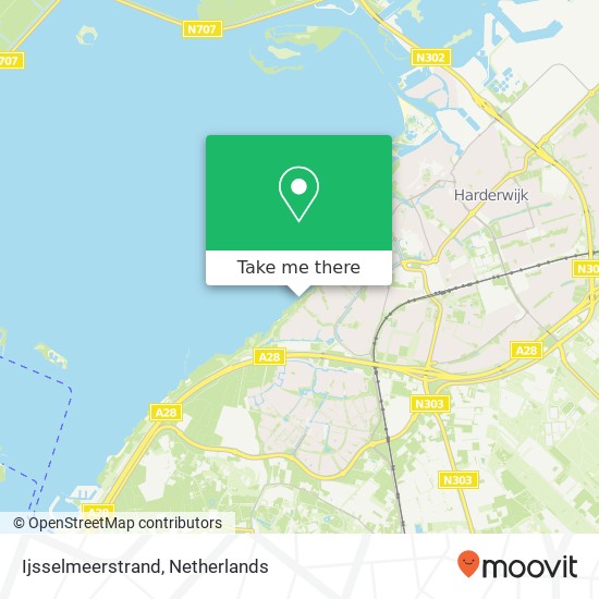 Ijsselmeerstrand kaart