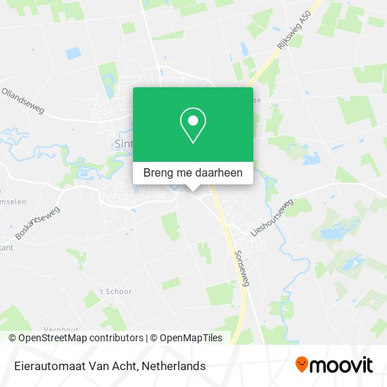 Eierautomaat Van Acht kaart