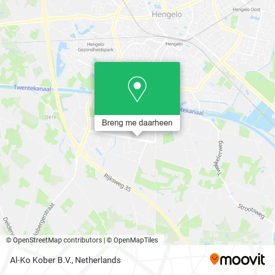 Al-Ko Kober B.V. kaart