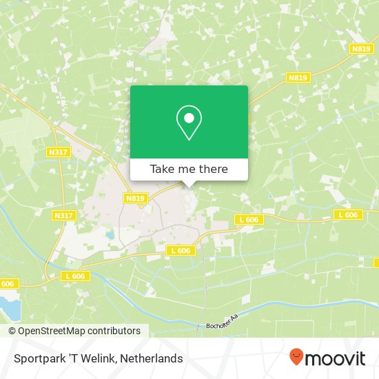 Sportpark 'T Welink kaart
