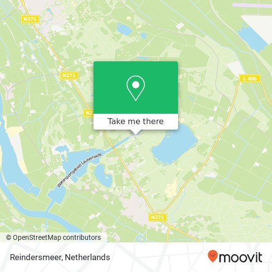 Reindersmeer kaart