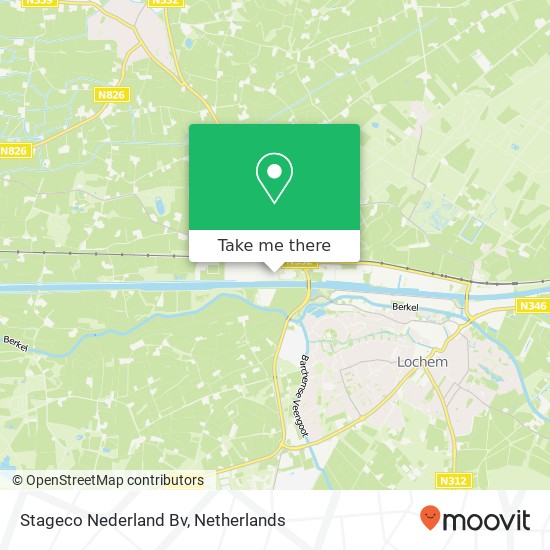 Stageco Nederland Bv kaart