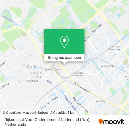 Rijksdienst Voor Ondernemend Nederland (Rvo) kaart