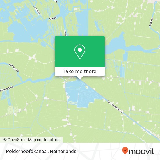 Polderhoofdkanaal kaart