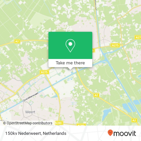 150kv Nederweert kaart