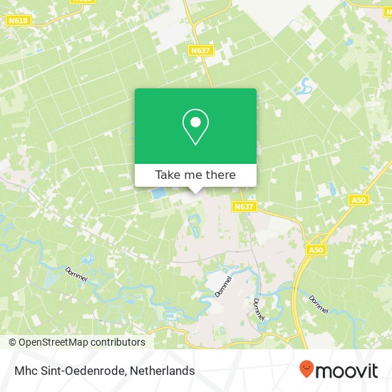 Mhc Sint-Oedenrode kaart