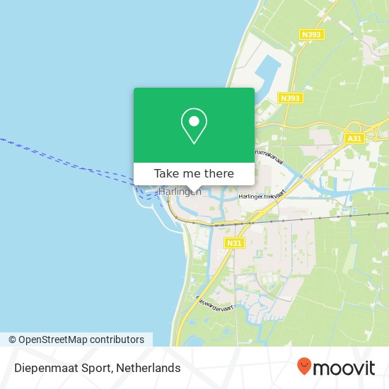 Diepenmaat Sport kaart