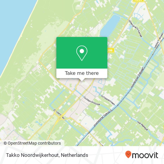 Takko Noordwijkerhout kaart