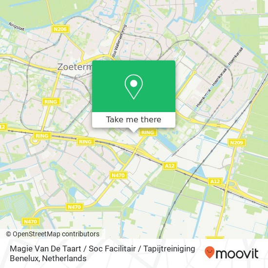 Magie Van De Taart / Soc Facilitair / Tapijtreiniging Benelux kaart