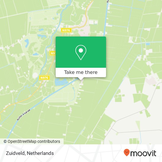 Zuidveld kaart