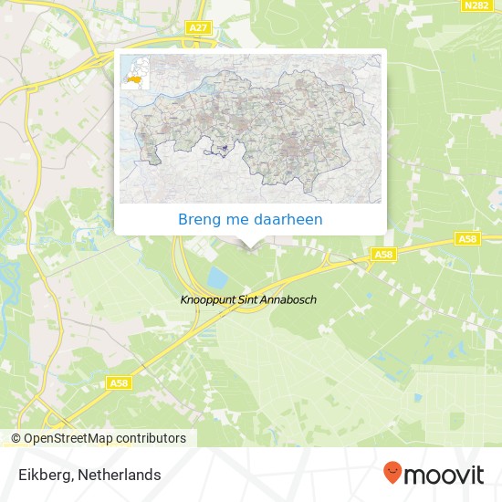 Eikberg kaart