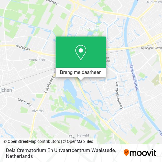 Dela Crematorium En Uitvaartcentrum Waalstede kaart