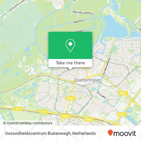 Gezondheidscentrum Buitenwegh kaart