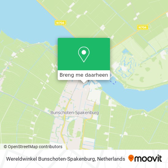 Wereldwinkel Bunschoten-Spakenburg kaart