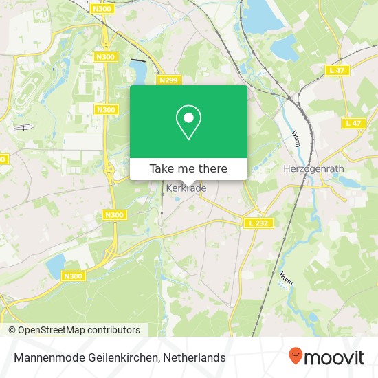 Mannenmode Geilenkirchen kaart