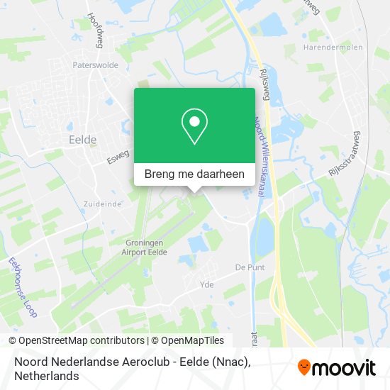 Noord Nederlandse Aeroclub - Eelde (Nnac) kaart