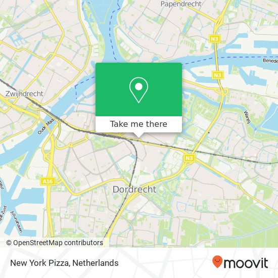 New York Pizza kaart