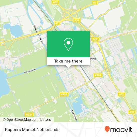 Kappers Marcel kaart